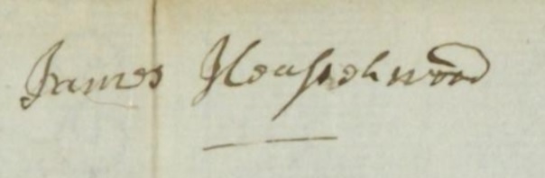James' signature